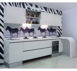 unique design high gloss kitchen cabinet