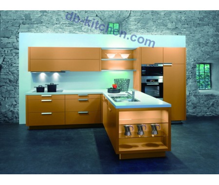 Custom high gloss UV modern kitchen cabinet color combinations