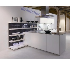 Modern kitchen cabinet white gloss UV kitchen cabinet