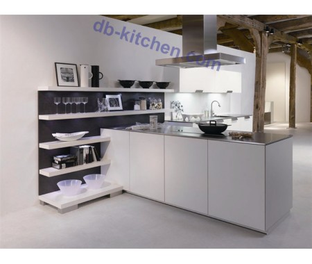 Modern kitchen cabinet white gloss UV kitchen cabinet