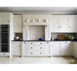 Modern white PVC small kitchen cabinet designs Australia style