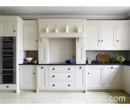Modern white PVC small kitchen cabinet designs Australia style