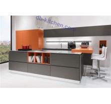 Custom PETG matte combination imported kitchen cabinet from China color artistic style