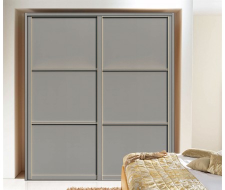 high gloss plywood hinge door finish bedroom wardrobe design