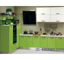 High gloss E0 plywood PETG color kitchen cabinet Australian style