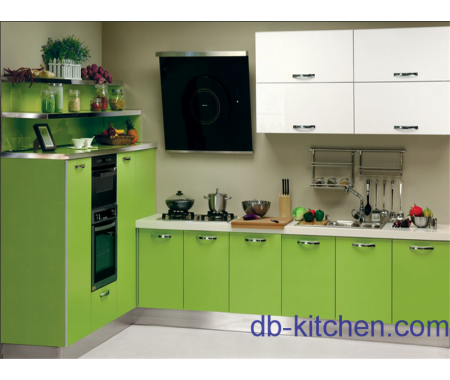 High gloss E0 plywood PETG color kitchen cabinet Australian style