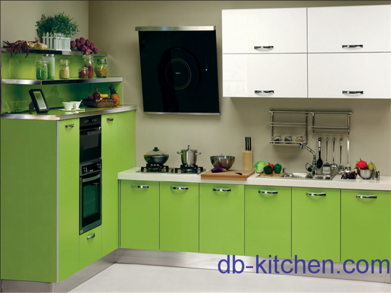 Jisheng Australian Style High Gloss Plywood Petg Color Kitchen