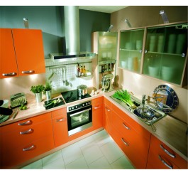 PVC kitchen cabinet furniture design