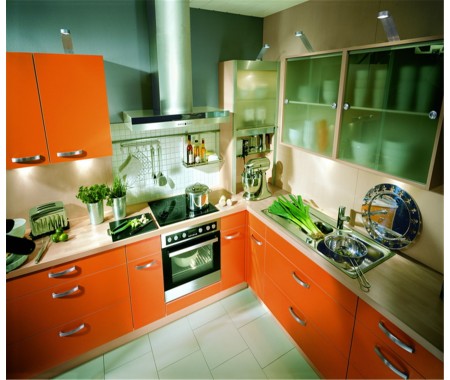 PVC kitchen cabinet furniture design