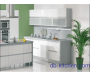 small high gloss white kitchen cabinet design