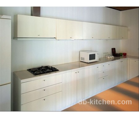 beige melamine faced small kitchen cabinet simple design