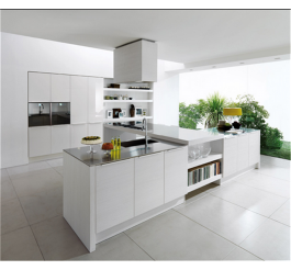 Australia standard white high gloss kitchen cabinet design