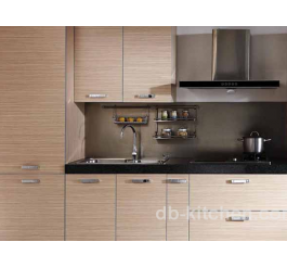 wood veneer mdf/plywood melamine kitchen cabinet