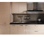 wood veneer melamine kitchen cabinet