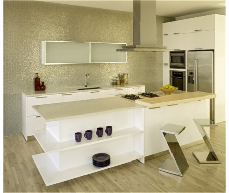 white high gloss PETG flims mdf kitchen cabinet