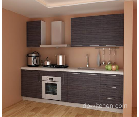 customize melamine grey color kitchen cabinet