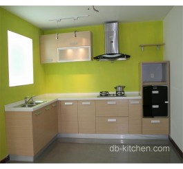 simple design melamine face kitchen cabinet color combination