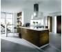 high gloss wood grain kitchen cabinet