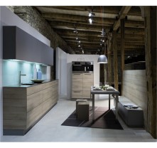 modern design popular solid wood kitchen cabinet