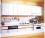high gloss white PETG kitchen cabinet
