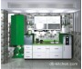 white modern melamine kitchen cabinet