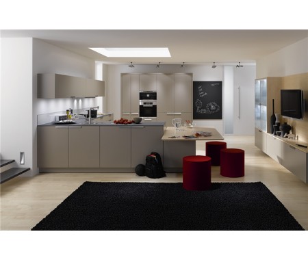 high gloss white color modular kitchen sets