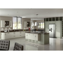 UV painting high gloss kitchen cabinet sets