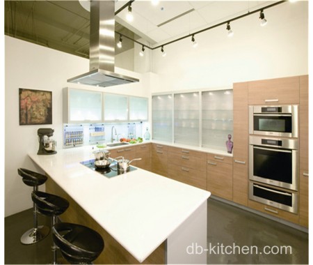 modern solid wood kitchen cabinet