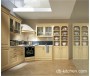 white elegant PVC kitchen cabinet