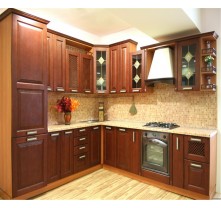 solid wood kitchen cabinet