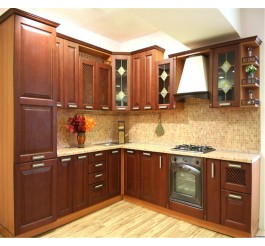 solid wood kitchen cabinet