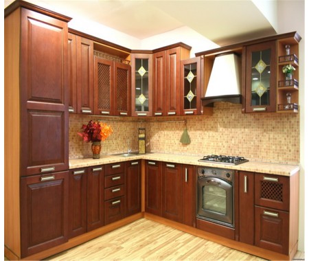 solid wood kitchen cabinet