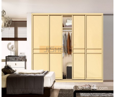 uv high gloss mdf sliding door wardrobe