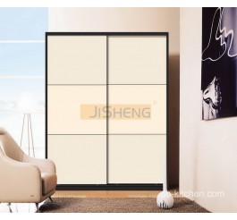 UV high gloss mdf sliding door wardrobe design