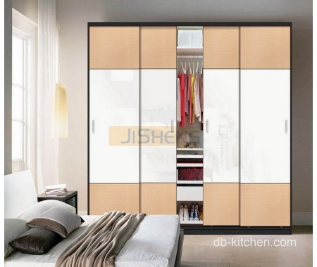 Uv high gloss sliding door wardrobe