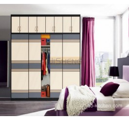 Uv high gloss customized wardrobe sliding door design