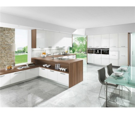 high gloss plywood kitchen cabinet furniture design