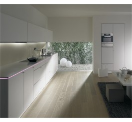 fresh color mdf kitchen cabinet design