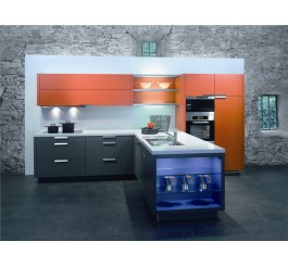 high gloss small kitchen cabinet