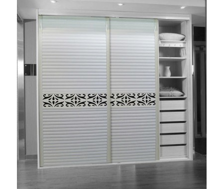 uv high gloss sliding door wardrobe cabinet