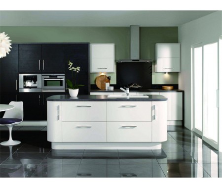 high gloss lacquer kitchen cabinet design