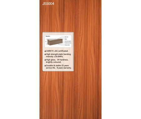 gloss panel wood grain