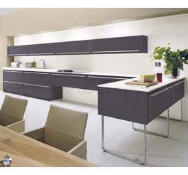 High quality grey lacquer kitchen cabinet China