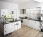 High Gloss White Acrylic Kitchen Cabinet