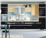 Custom Make Plywood Black Acrylic Kitchen Cabinet China