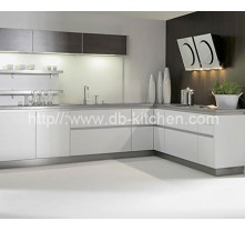 Plywood White Acrylic Kitchen Cabinet