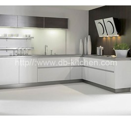 Plywood White Acrylic Kitchen Cabinet