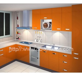 Custom Make High-end Acrylic Kitchen Cabinet