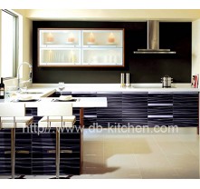 Plywood Colorful Acrylic Kitchen Cabinet