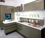 High Gloss Plywood Grey Acrylic Kitchen Cabinet Supplier